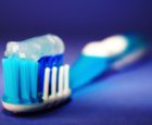 tooth brushing and whitening toothpaste