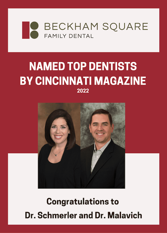 Beckham Square Family Dental named TOP Dentists in Cincinnati